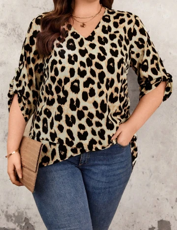 Bluza SHEIN CURVE, animal print