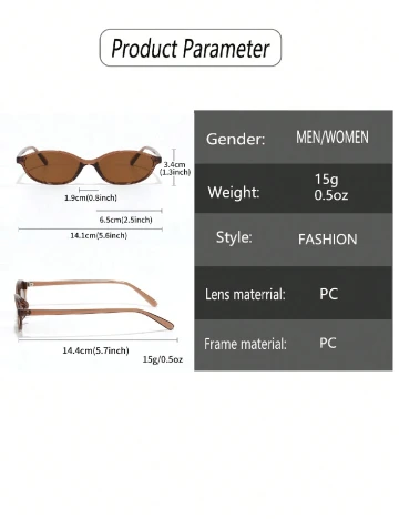 Ochelari de soare SHEIN, maro