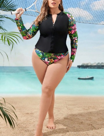 
						Costum de baie SHEIN CURVE, mix culori