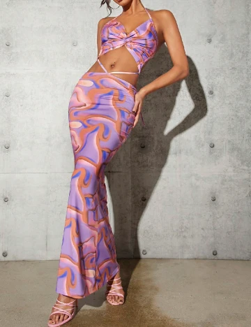 Rochie lunga SHEIN, mix culori