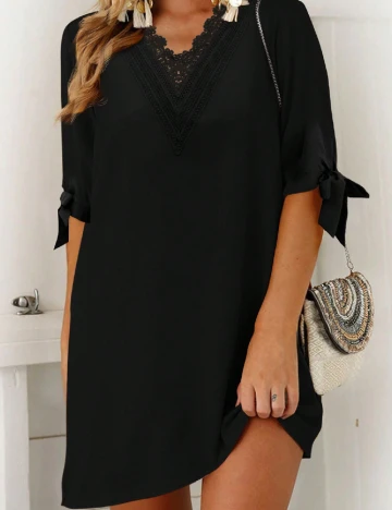 Rochie scurta SHEIN CURVE, negru