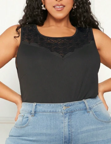 Maiou SHEIN CURVE, negru