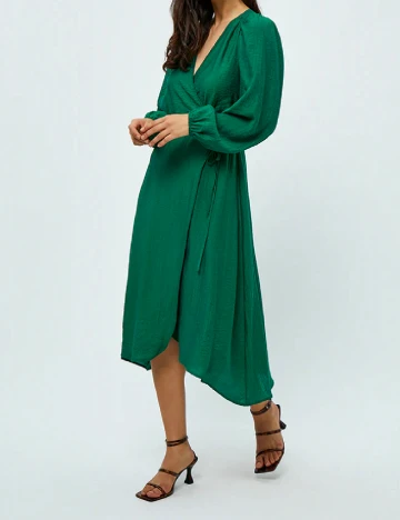 Rochie medie Desires, verde