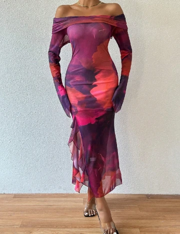 Rochie lunga SHEIN, mix culori