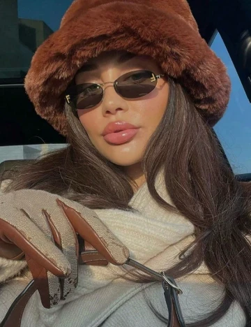 Ochelari de soare SHEIN, negru/auriu