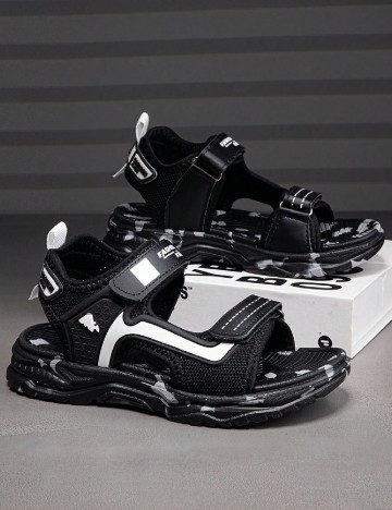
						Sandale Shein Kids, negru