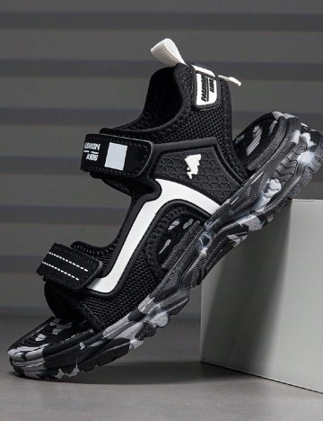 Sandale Shein Kids, negru