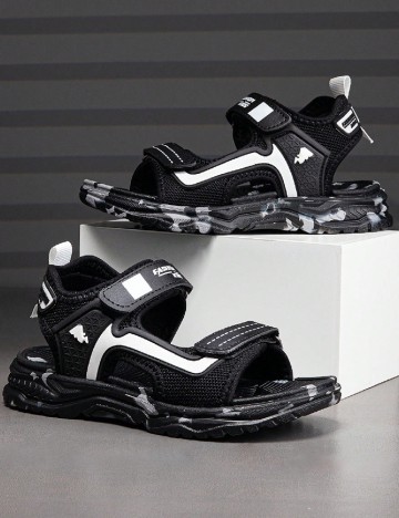 Sandale Shein Kids, negru