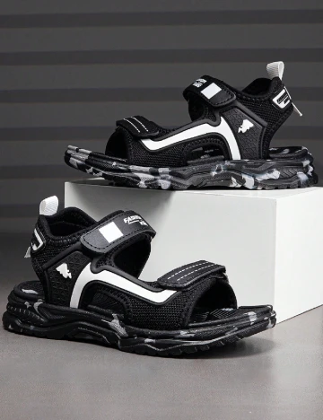 Sandale Shein Kids, negru