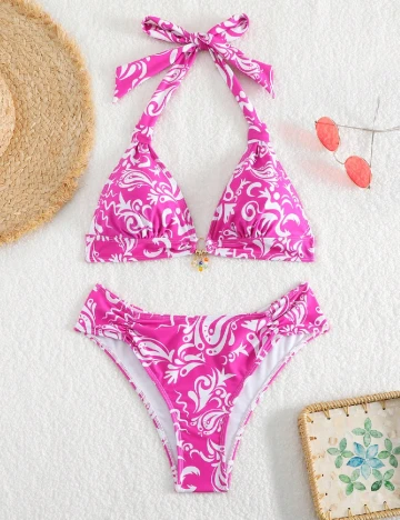 Costum de baie SHEIN, roz