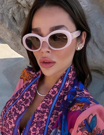 Ochelari de soare SHEIN, roz