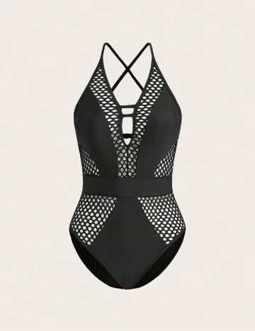 Costum de baie SHEIN, negru