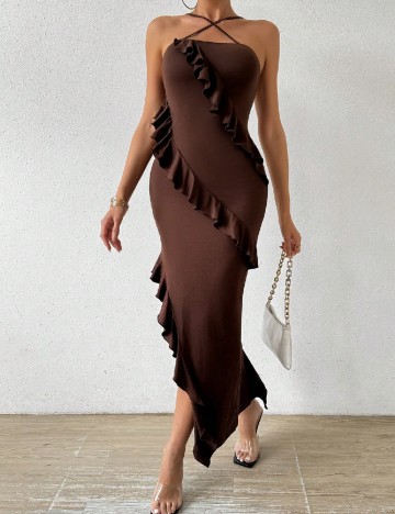 
						Rochie lunga SHEIN, maro