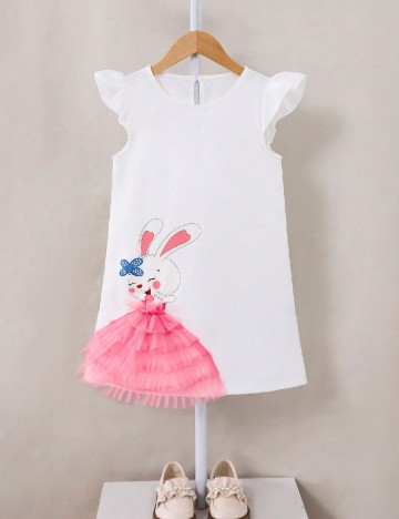 
						Rochie Shein Kids, alb