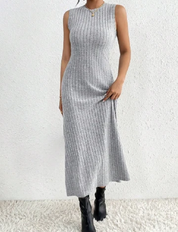 Rochie lunga SHEIN, gri