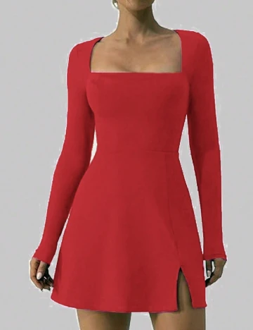 Rochie scurta SHEIN, rosu