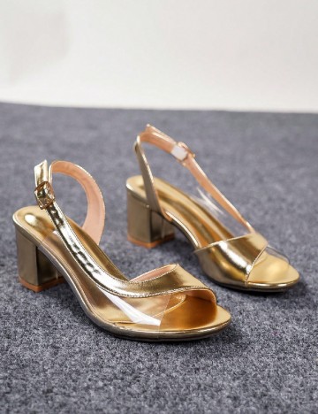 Sandale SHEIN, auriu