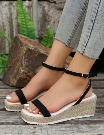 Sandale SHEIN, negru