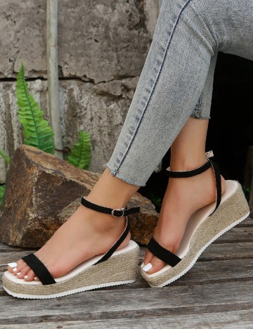 Sandale SHEIN, negru