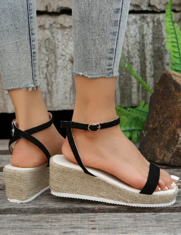 Sandale SHEIN, negru