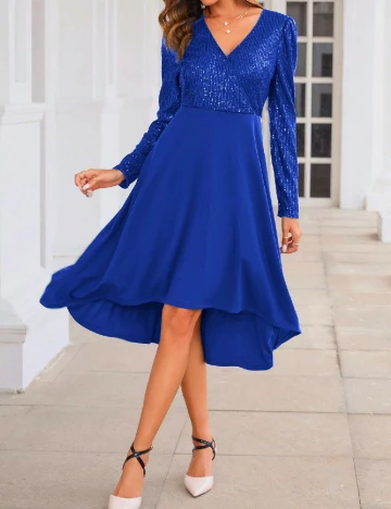 Rochie scurta SHEIN, albastru