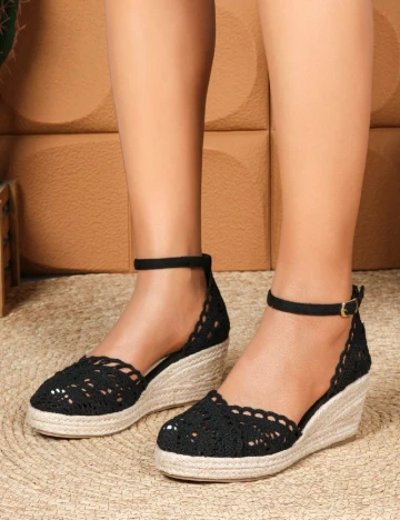 Sandale SHEIN, negru