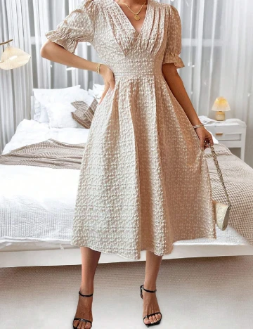 Rochie medie SHEIN, bej