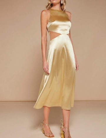 
						Rochie medie SHEIN, auriu