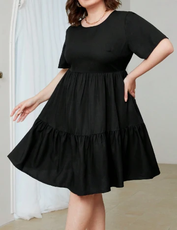 Rochie scurta SHEIN CURVE, negru