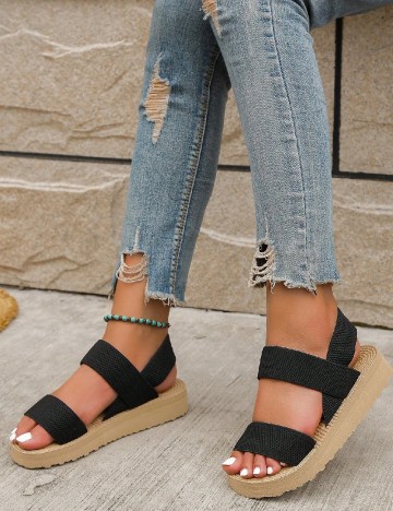 Sandale SHEIN, negru