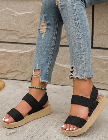 Sandale SHEIN, negru