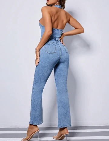 Salopeta SHEIN, albastru