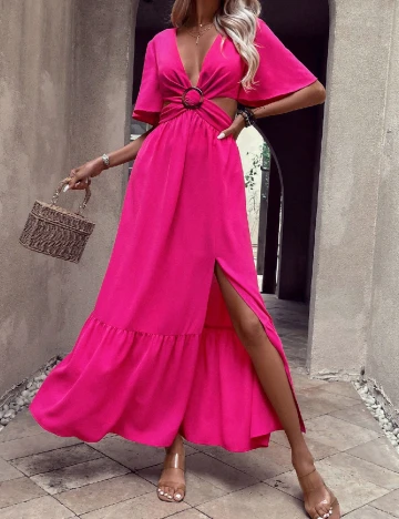 Rochie lunga SHEIN, roz