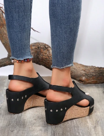 Sandale SHEIN, negru