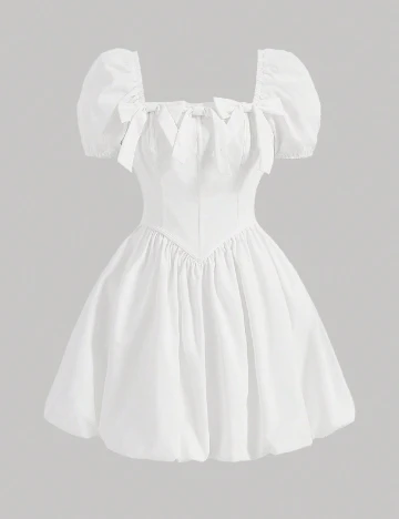 Rochie scurta SHEIN, alb