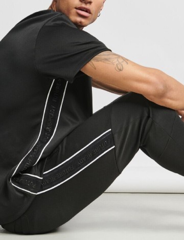 Tricou Oversize Bershka, negru