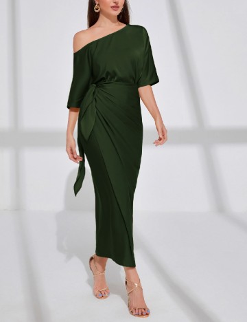
						Rochie lunga SHEIN, verde inchis