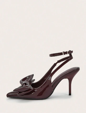 Pantofi SHEIN, visiniu