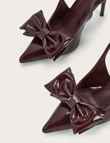 Pantofi SHEIN, visiniu