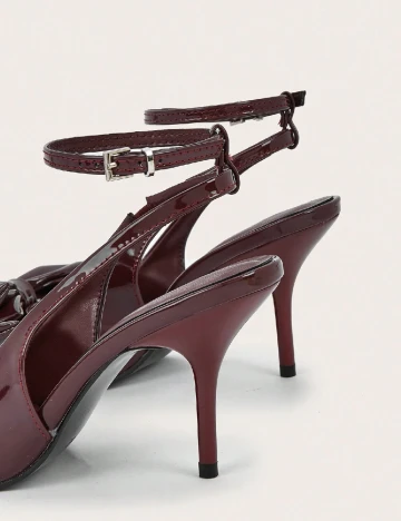 Pantofi SHEIN, visiniu