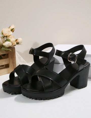 Sandale SHEIN, negru