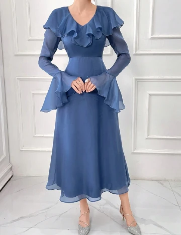 Rochie lunga SHEIN, albastru