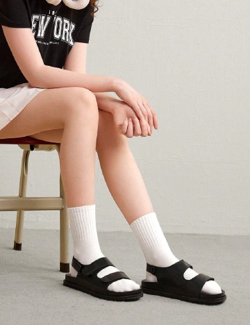 
						Sandale SHEIN, negru