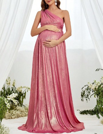 
						Rochie lunga Faeriesty Maternity, roz