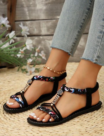Sandale SHEIN, negru