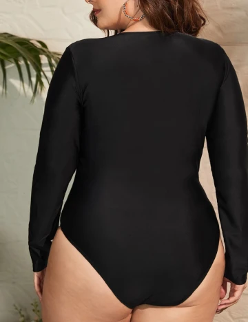 Costum de baie SHEIN CURVE, negru