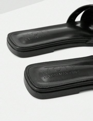 Slapi MOTF, alb/negru