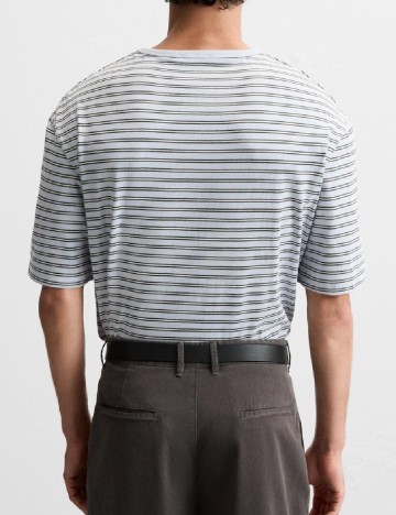 Tricou Zara, albastru deschis