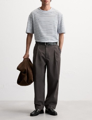 Tricou Zara, albastru deschis