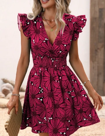 Rochie scurta SHEIN, roz